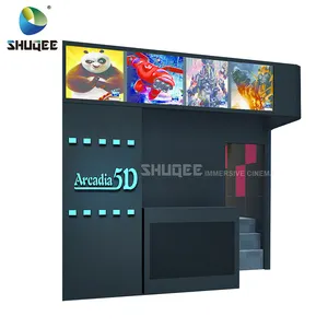 Mobil sinema 5D kabin, kapalı/açık için 3D 4D 5D mini tiyatro kutusu