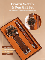 Ensemble cadeau de luxe pour femme, montre et bijoux, 5 pièces, collier, bracelet, boucles d'oreilles, bague, papillon doré, cadeau d'entreprise pour elle, boîte