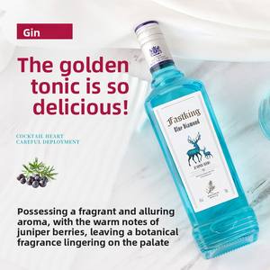 Ginebra |   700 ml |   40% <span class=keywords><strong>de</strong></span> alcohol por volumen |   Licor Botánico Destilado Premium |   Etiqueta Personalizada Disponible - Product Image 3