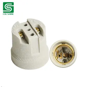 E27 Light Socket Porcelain Lighting Fixture Screw Ceramic Lamp Holder