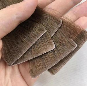 Nueva Llegada, <span class=keywords><strong>Extensiones</strong></span> de Cabello Humano Rizado con Cinta Adhesiva Invisible, <span class=keywords><strong>Extensiones</strong></span> de Cabello Humano Ruso Virgen Remy 100% de Lujo - Product Image 1