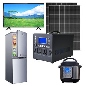 Off Grid Solar Power System 100W 65AH Battery 500W Solar System for Home Lighting TV <b>Computer</b> <b>Fan</b> YF-2000W Solar Generator Inver - Product Image 3