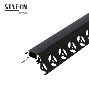 Plaques de plâtre mural encastré, 1 pièce, en Aluminium, plâtre, à <span class=keywords><strong>Tube</strong></span> d'angle extérieur, rails Led, en Aluminium, pour bande - Product Image 2