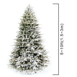 Venta caliente Artificial Delicado Exterior e <span class=keywords><strong>Indorr</strong></span> Árbol de Navidad con Nieve y Bolas - Product Image 3