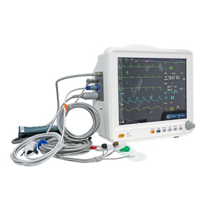 <span class=keywords><strong>Monitor</strong></span> Pasien Veteriner Layar TFT 12.1 inci Penggunaan <span class=keywords><strong>ICU</strong></span> Rumah Sakit Pemantauan Multi-Parameter Bersertifikat CE Perangkat Medis Kelas II - Product Image 4