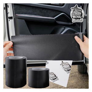 Película protectora de <span class=keywords><strong>coche</strong></span> negra mate, pegatina de piel de rinoceronte impermeable antiarañazos para paneles de alféizar de <span class=keywords><strong>puerta</strong></span> de <span class=keywords><strong>coche</strong></span>, <span class=keywords><strong>Protector</strong></span> <span class=keywords><strong>Interior</strong></span> de umbral - Product Image 2