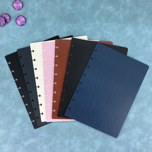 Journal A5 personnalisé en cuir PU d'apparence premium et réutilisable avec impression crocodile pour carnet relié à disque et <span class=keywords><strong>couverture</strong></span> de carnet de notes planificateur - Product Image 1