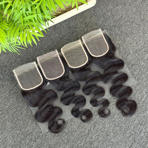 ผมบราซิลแบบลอนธรรมชาติ สีธรรมชาติ  พร้อมเชือกผูกผมแบบ HD Lace Closure ขนาด 4x4  ความยาว 12-20 นิ้ว ผมแท้ 100% เวอร์จิ้น เรมี่  ราคาขายส่ง - Product Image 6