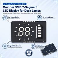 Módulo Digital LED de 7 Segmentos SMD Personalizado de Alta Calidad, Luz Blanca Ultrafina, para Interfaz de Lámpara de Mesa Inteligente