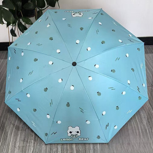 Sombrilla Plegable de Doble Uso, Negra, de Poliéster y Seda, con Protección UV, Manual, Personalizable para Publicidad, Venta al Por Mayor - Product Image 2