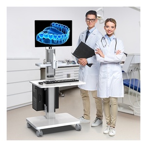 Chariot médical dentaire pour clinique, chariot de numérisation buccale avec roues pour hôpitaux et cliniques, chariot informatique - Product Image 4