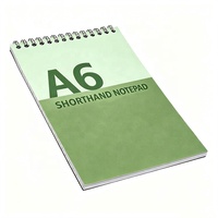 Maßgefertigtes A5 A6 Spiral-Notizbuch Kurzschrift-Notizblock mit Logo