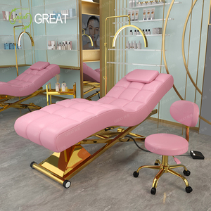 Lettino SPA Curvo di Lusso a 3 Motori, Lettino da Massaggio Elettrico Regolabile per Salone di Estensione Ciglia - Product Image 3