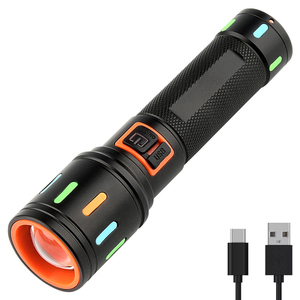 HL-307 mới đầy màu sắc huỳnh quang <span class=keywords><strong>2025</strong></span> <span class=keywords><strong>lumen</strong></span> LED <span class=keywords><strong>Torch</strong></span> trắng Laser mạnh mẽ hợp kim nhôm đèn pin & ngọn đuốc - Product Image 2