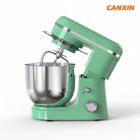 Robot pâtissier électrique multifonctionnel CANXIN de haute qualité, 800W, 5L, avec bol mélangeur et tête inclinable, idéal pour la pâtisserie