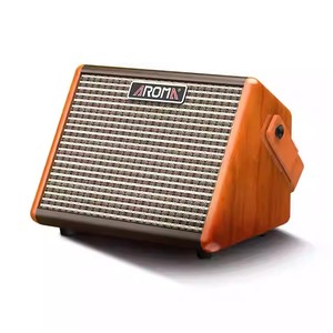Amplificador de guitarra acústica portátil AROMA de 15W, altavoz BT, micrófono con batería recargable integrada, accesorio para instrumentos de cuerda - Product Image 3