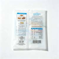 Sacs d'emballage pour aliments congelés en polypropylène flexible avec fermeture éclair refermable et thermoscellable, impression personnalisée
