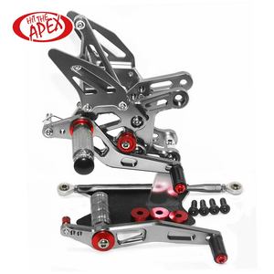 Haute qualité CNC en alliage d'aluminium moto arrière ensemble ensembles arrière repose-pieds pour YAMAHA R1 2009 <span class=keywords><strong>2010</strong></span> 2011 2012 2013 2014 - Product Image 1