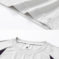 T-shirt de sublimation vierge pour homme AMLClever de haute qualité, en nylon à séchage rapide, personnalisable avec logo, idéal pour le sport estival (vente en gros)