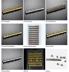Regolabile in metallo oro cubo numeri rimovibile Mini simbolo del dollaro espositore per gioielli <span class=keywords><strong>negozio</strong></span> al dettaglio prezzo che mostra - Product Image 6