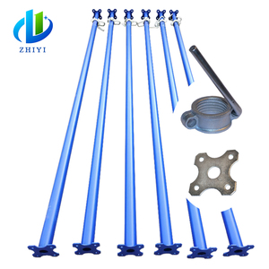 Thép Prop <span class=keywords><strong>Nut</strong></span> điều chỉnh boong hỗ trợ giàn giáo <span class=keywords><strong>Caster</strong></span> bánh xe xoay U đầu cơ sở jack cắm giàn giáo thép chống đỡ tay áo với <span class=keywords><strong>NUT</strong></span> - Product Image 5