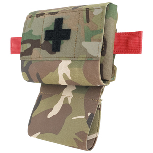 Pochette tactique Krydex Micro Trauma Pouch MED IFAK Kit, insert de premiers secours, <span class=keywords><strong>support</strong></span> médical, <span class=keywords><strong>support</strong></span> de garrot amovible MC - Product Image 1