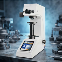 HV-10Z 8-inch Touch Screen Auto Turret Vickers Hardness Tester High Accuracy for for Thin Metal Coating IC Wafer Testing