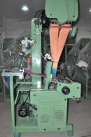 Métier à tisser informatisé d'étiquettes en coton tissé à la machine Jacquard avec machines à tresser à moteur Muller en vente