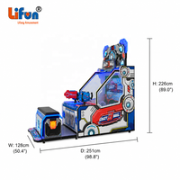 Jeu d'arcade de tir à 3 balles LiFun pour 2 joueurs, construction métallique, alimentation 110/220V, jeu de rédemption de tickets, centres de divertissement intérieurs