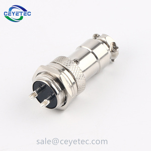 Aviation-enchufe de 4 pines GX16, Conector de Metal roscado eléctrico, resistente al agua - Product Image 3