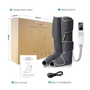 Machine de compression à air chaud multifonctionnelle pour thérapie médicale Bottes de récupération sportive Système de compression des jambes 0-210mmHg - Product Image 2