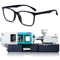 Ligne de produits de lunettes Machine de moulage par injection 140t fabriquant des lunettes et des lentilles avec moule à 4 cavités pour fabriquer des lunettes avec servomoteur