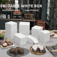 Petits dossiers pliables en carton recyclable avec doublure en éponge et vernissage personnalisable pour l'emballage de chaussures et de vêtements