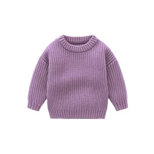 秋冬针织定制标志毛衣，适合男婴和女孩