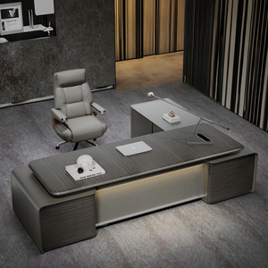 Escritorio <span class=keywords><strong>de</strong></span> Oficina Extensible <span class=keywords><strong>de</strong></span> Madera, Moderno y Minimalista, con Cajones <span class=keywords><strong>de</strong></span> Almacenamiento, <span class=keywords><strong>de</strong></span> Alta Calidad, para Gerentes/Abogados/Directores Ejecutivos - Product Image 5