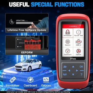 XTOOL X100Pro2 Programmatore <span class=keywords><strong>Chiavi</strong></span> Auto OBD2 Lettore Codici EEPROM Scanner OBD2 Macchina per Programmazione <span class=keywords><strong>Chiavi</strong></span> Auto per Tutte le <span class=keywords><strong>Chiavi</strong></span> Perse - Product Image 3