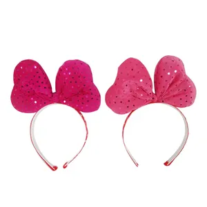 wholesale factory direct valentine bowknot decoration valentine gift headband valentine party supply