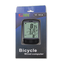 Compteur de vélo filaire, rétro-éclairé, ordinateur, prix d'usine, rappel de vitesse, chronomètre étanche pour bicyclette