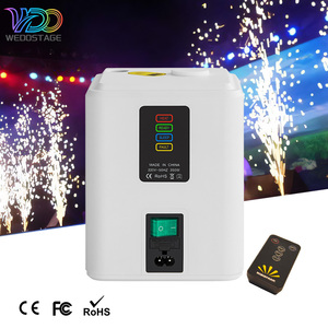 WEDOSATGE EU STOCK 350W 3M <span class=keywords><strong>FX</strong></span> <span class=keywords><strong>Efectos</strong></span> <span class=keywords><strong>Especiales</strong></span> Eléctricos 2 Canales Inalámbricos DMX Chispas Frías Fuegos Artificiales Control Remoto DJ Boda Chispero - Product Image 2