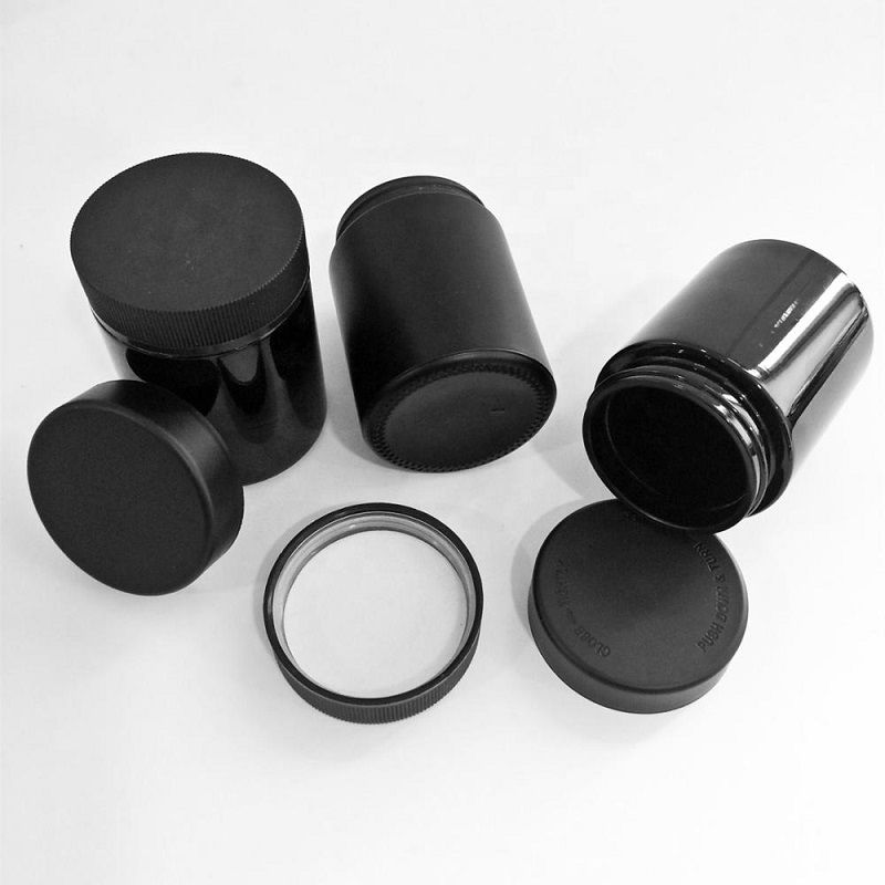 dark green glass bottle