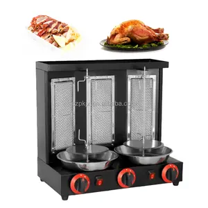 Máquina de fazer kebab automática mini doner a gás shawarma equipamento elétrico para grelhar carne à venda