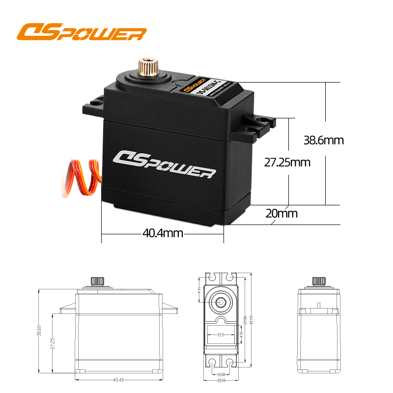 Сервопривод Digital MG995 MG996, 15 кг, металлическая Шестерня для Futaba JR моделей автомобиля, вертолета, лодки, Arduino, для самостоятельной сборки