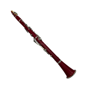 <span class=keywords><strong>Clarinetto</strong></span> Rosso in Plastica a 17 Chiavi <span class=keywords><strong>BB</strong></span> Economico OEM Seasound Factory JYCL301RD con Custodia in Pelle, Sughero Nichelato e Grasso per Sughero - Product Image 2
