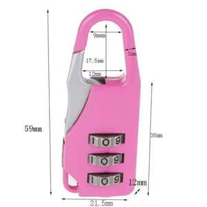 Mini valise à roulettes numérique pour hommes et femmes, sac à dos, serrure à Code, valise à bagages, cadenas à Code - Product Image 5