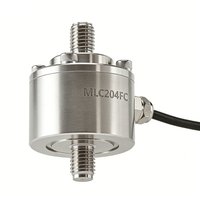 Capteur de force de compression et de tension miniature rond pour robot MLC204FC, 200 kg, précision 0,2 %, fixation par vis