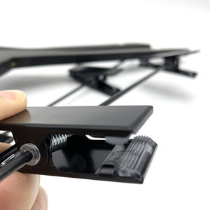 Cintres en bois noir de haute qualité avec logo, fabricant, vente en gros, cintres pour exportation en gros - Product Image 5