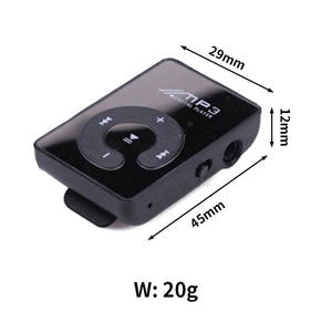 Lecteur MP3 portable multicolore avec clip, compatible carte TF, lecteur de musique HiFi pour les sports de plein air, l'utilisation quotidienne des étudiants - Product Image 2