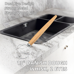 덴마크 반죽 털 나무 반죽 후크 네덜란드 털 스테인레스 반죽 털 - Product Image 2