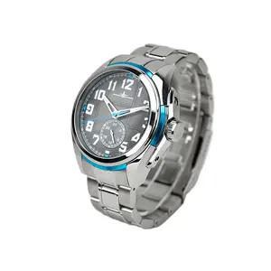 Reloj de cuarzo de acero inoxidable para hombre con funciones luminosas reloj deportivo Erkek Saat reloj de negocios resistente al agua