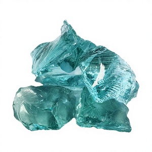 Aggrégat cristallin, verre brisé, blocs de roche concassés, pour l'industrie, l'aménagement extérieur, les gabions, la décoration de jardin, non métallique - Product Image 2